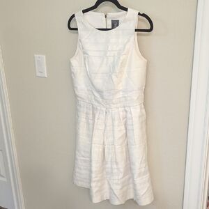 Vince Camuto Cream Sleeveless Mini Dress